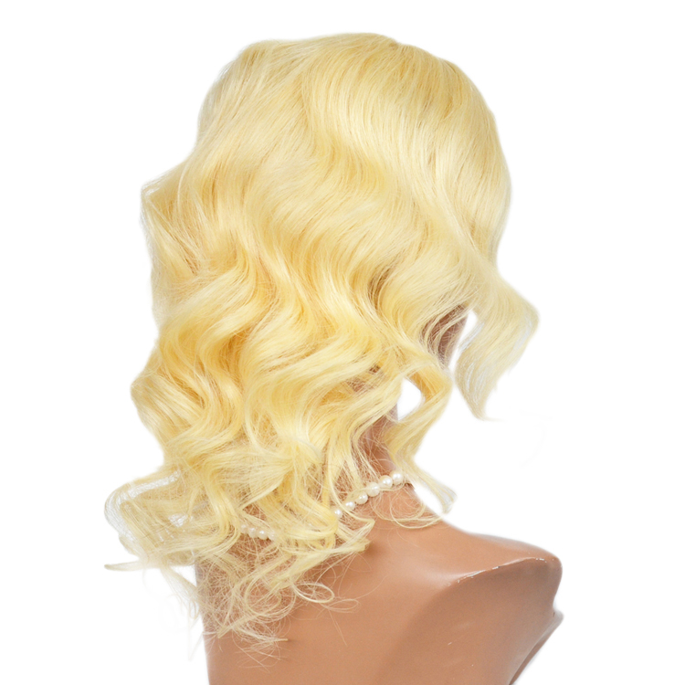 Full Lace Wigs Emeda Supply Cuticle Virgin Hair Blonde Color Wholesale Price LM159